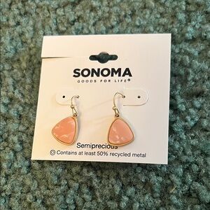 Sonoma Blush and Gold Drop Earrings
